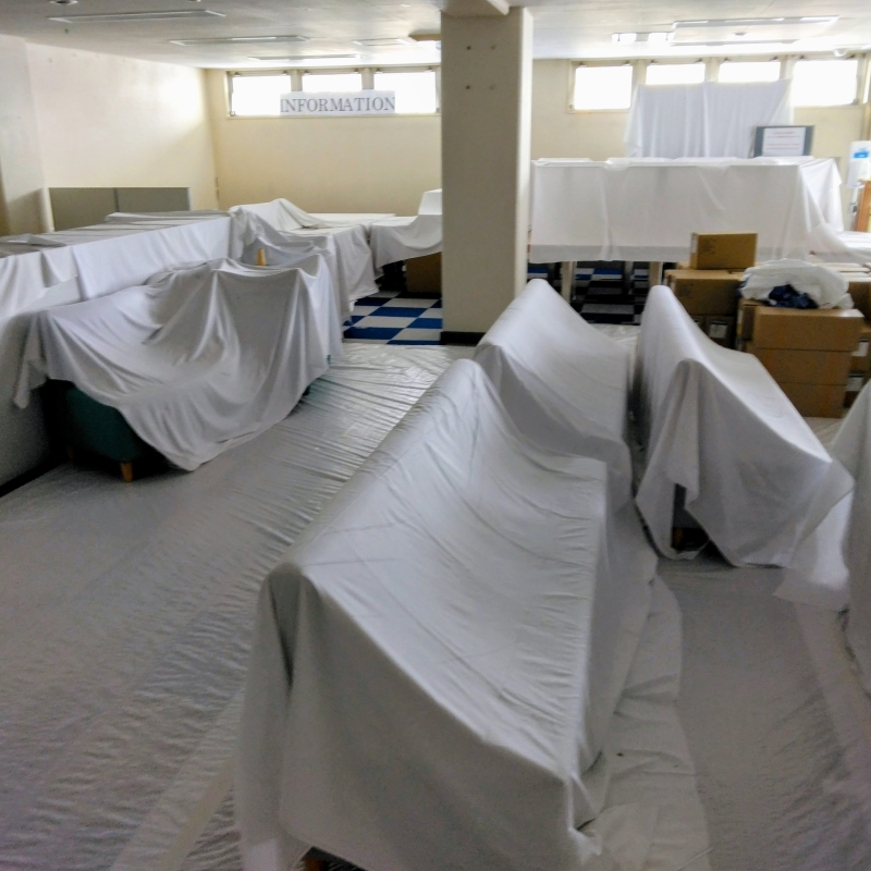 Mothballed Gondola Termainal Lobby